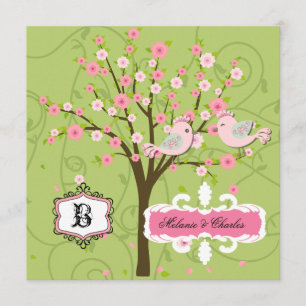 Convite Para Casamento De Cerejeiras De Blossom