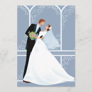 Convite para Casamento de Chapa de Embrião Bridal