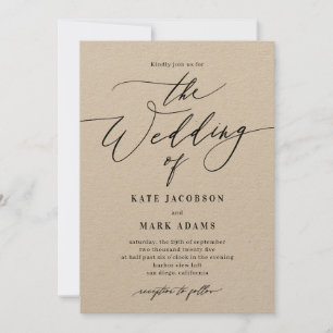 Convite para Casamento de Colores EDITÁVEIS de Scr