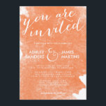 CONVITE PARA CASAMENTO DE COR DE ÁGUA DE LARANJA C<br><div class="desc">CONVITE DE CASAMENTO DE PINTA DE ÁGUA DE LARANJA CHIC: USE O PROMPT PARA PERSONALIZAR O DESIGN. SE VOCÊ DESEJA MUDAR O GRÁFICO OU AS CORES,  ENTRE EM CONTATO COMIGO PELA MINHA LOJA. ANTIQUANDELIER CHANDELIER ANTIQUECHANDELIER ANTIQUANDELIER.CA</div>