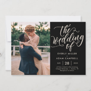 Convite para Casamento de Cores Editável de Felici