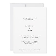 Convite para Casamento de Deco de Arte Moderna Mín