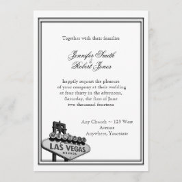 Convite para Casamento de Destino de Las Vegas