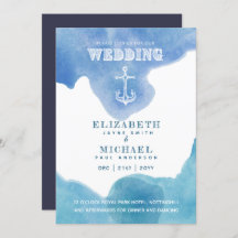 Convite para Casamento de Destino de Navegação Náu