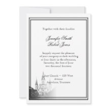 Convite para Casamento de Destino de Nova Orleans