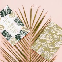 Convite para Casamento de Destino de Palm Getaway