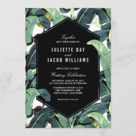 Convite para Casamento de Destino de Plantação Tro