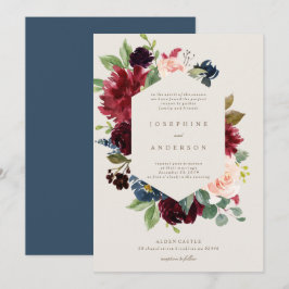 Convite para Casamento de Elegance de inverno