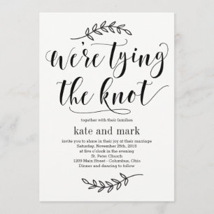 Convite para Casamento de Elegância Rústica