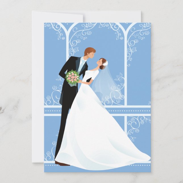 Convite para Casamento de Embriões de Brides (Frente)