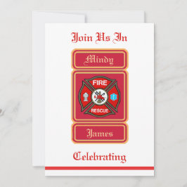 Convite para Casamento de Emergência EMT de Bombei