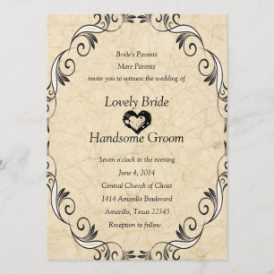 Convite para Casamento de Escrituras Cristãs