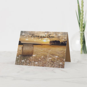 Convite para Casamento de Estilo de País