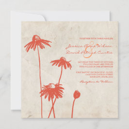 Convite Para Casamento De Flor De Quadrinhos Laran