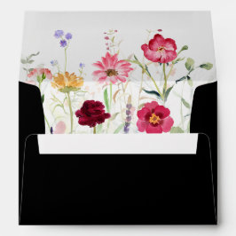 Convite para Casamento de Flor Selvagem de Jardim
