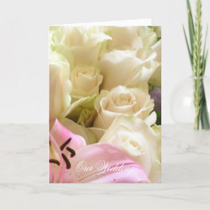 Convite para Casamento de Flores