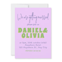 Convite para Casamento de Flores