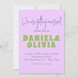 Convite para Casamento de Flores