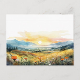 Convite para Casamento de Florestas Rustic Mountai