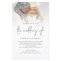 Convite para Casamento de Foto de Código QR de Orç