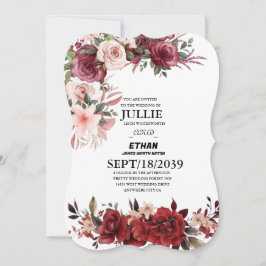 Convite para casamento de fotos