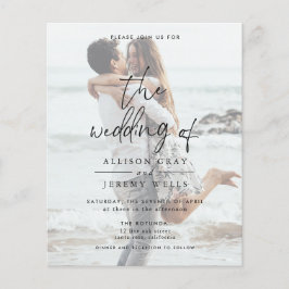 Convite para casamento de fotos