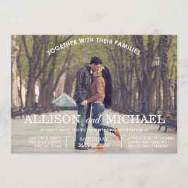 Convite para Casamento de Fotos de noivado