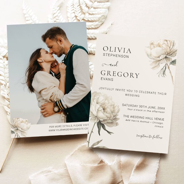 Convite para Casamento de Fotos de Península Doura (Criador carregado)