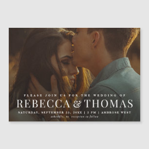 Convite para Casamento de Fotos Elegante Moderno