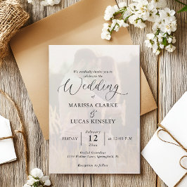 Convite para Casamento de Fotos Personalizado Mode