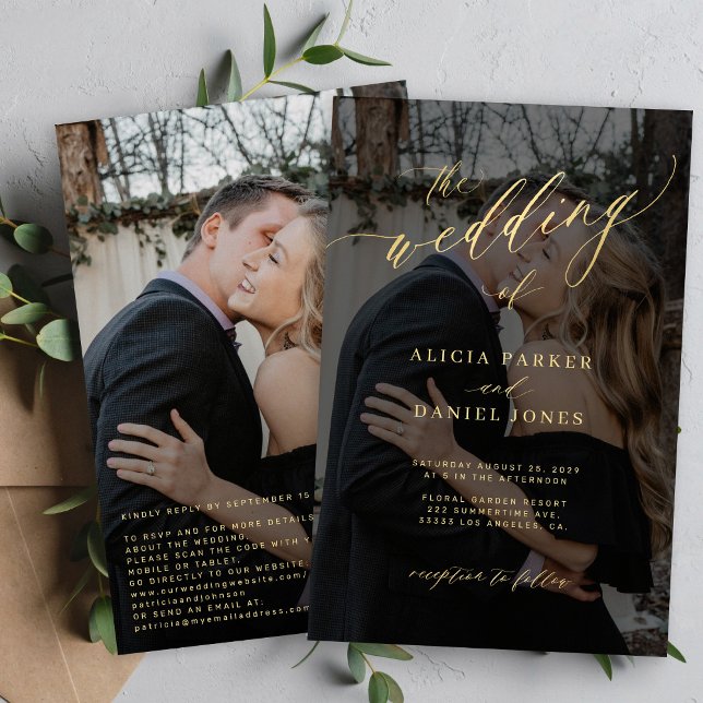 Convite para casamento de fotos QR com script de o (Criador carregado)