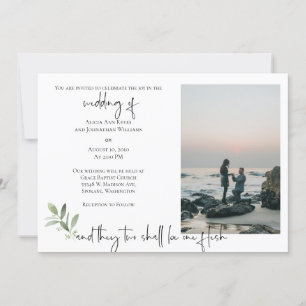 Convite para Casamento de Fotos Religioso 2