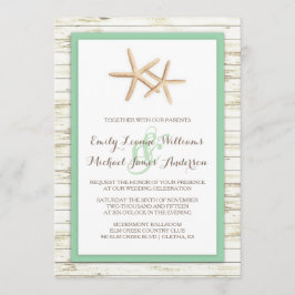 Convite Para Casamento De Frota De Madeira De Star