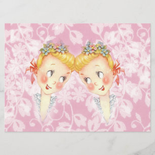 Convite para Casamento de Gay cor-de-rosa com duas
