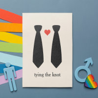 Convite para Casamento de Gay de casando