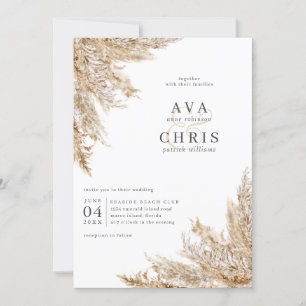 Convite Para Casamento De Graus Secos Pampas