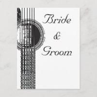 Convite para Casamento de Guitarra Acústica