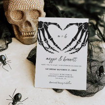 Convite para casamento de Halloween, Casamento Gót