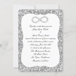 Convite Para Casamento De Infinidade De Diamante D