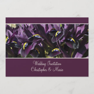 Convite para Casamento de Iris Rupple Velvety