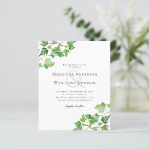 Convite para Casamento de Ivy Greenery