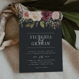 Convite para Casamento de Jardim à Lua