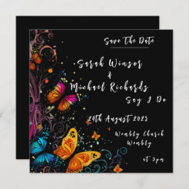 Convite Para Casamento De Jardim De Borboleta Whim