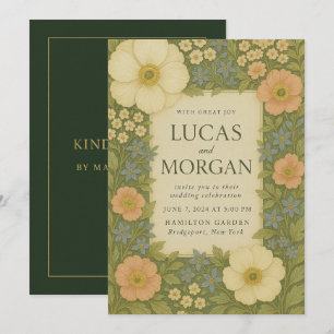Convite Para Casamento De Jardim De Whimsical