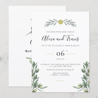 Convite Para Casamento De Jardim Italiano