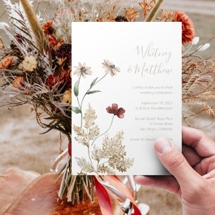 Convite para Casamento de Jardim Sedona