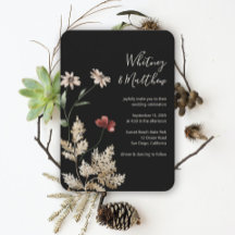 Convite para Casamento de Jardim Sedona