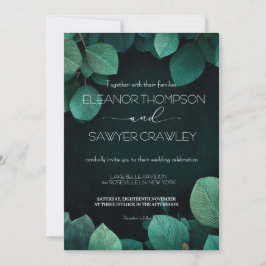Convite para Casamento de Jardim Verde Esbusto