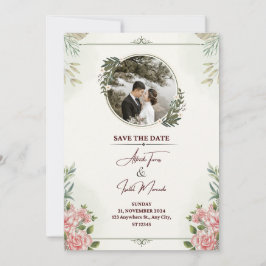 Convite para Casamento de Jardins Encantados