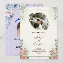 Convite para Casamento de Jardins Encantados